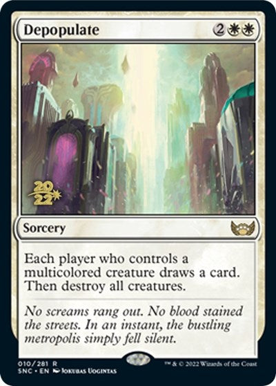 Depopulate (Promos: Prerelease Cards) Near Mint Foil