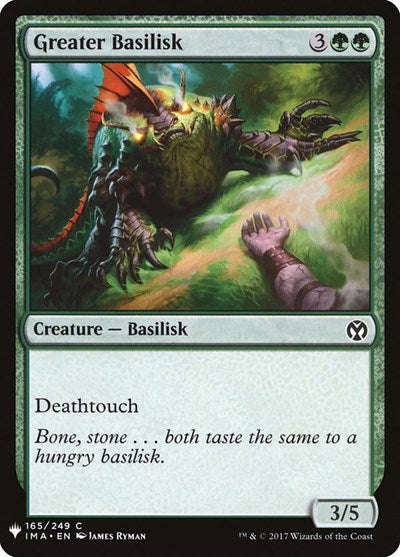 Greater Basilisk (Mystery Booster) Near Mint