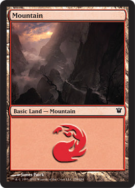 Mountain (259) (Innistrad) Heavy Play