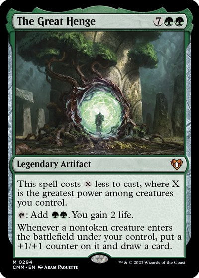 The Great Henge (Commander Masters) Light Play Foil