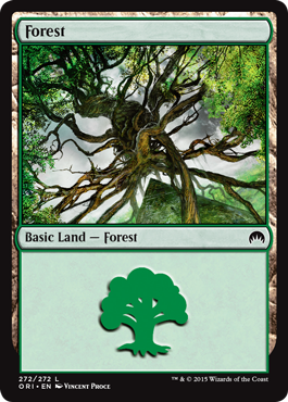Forest (272) (Magic Origins) Light Play