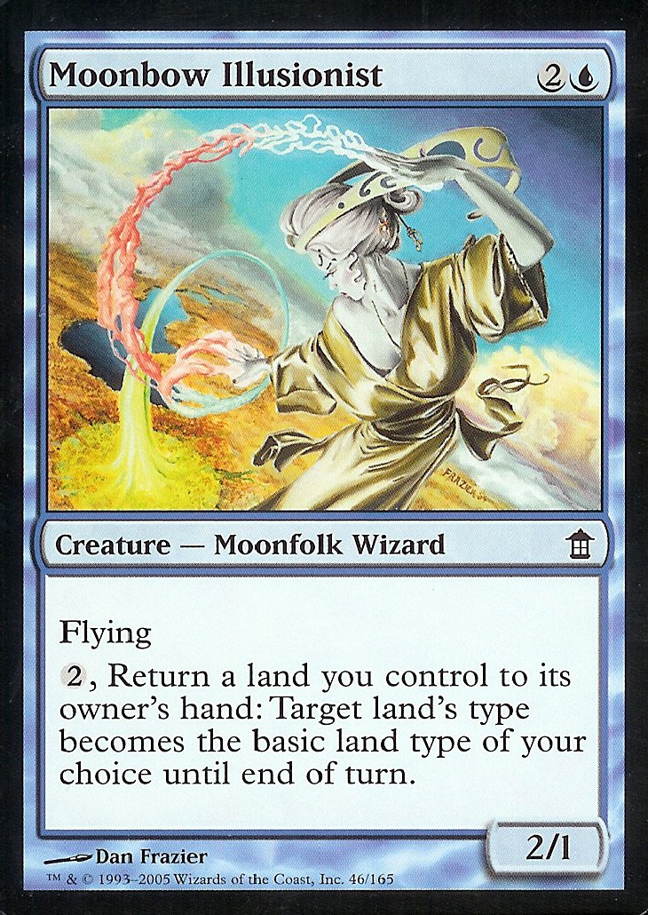 Moonbow Illusionist (Saviors of Kamigawa) Light Play Foil