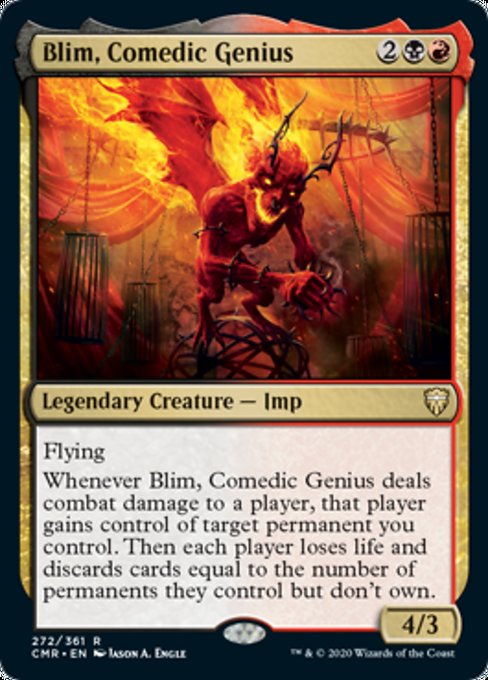 Blim, Comedic Genius (Commander Legends) Medium Play Foil