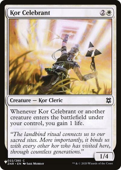 Kor Celebrant (The List) Light Play