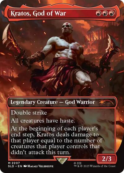 Kratos, God of War (Secret Lair) Light Play Foil