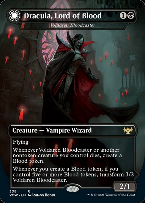 Dracula, Lord of Blood (Innistrad: Crimson Vow) Light Play Foil