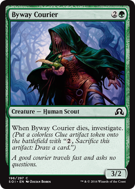 Byway Courier (Shadows Over Innistrad) Medium Play Foil