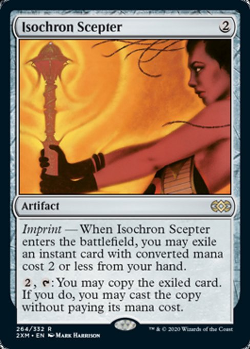 Isochron Scepter (Double Masters) Medium Play Foil