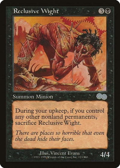 Reclusive Wight (Urza's Saga) Light Play