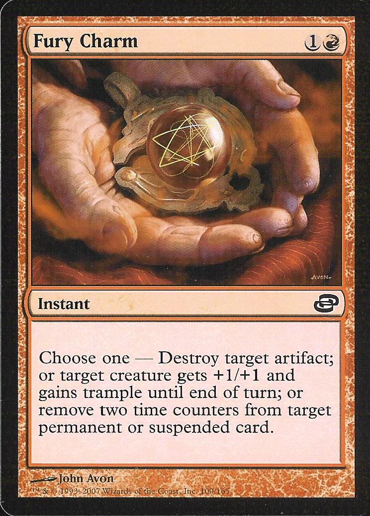 Fury Charm (Planar Chaos) Light Play Foil