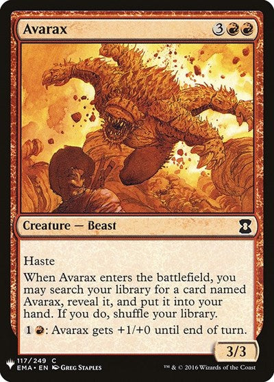 Avarax (Mystery Booster) Light Play