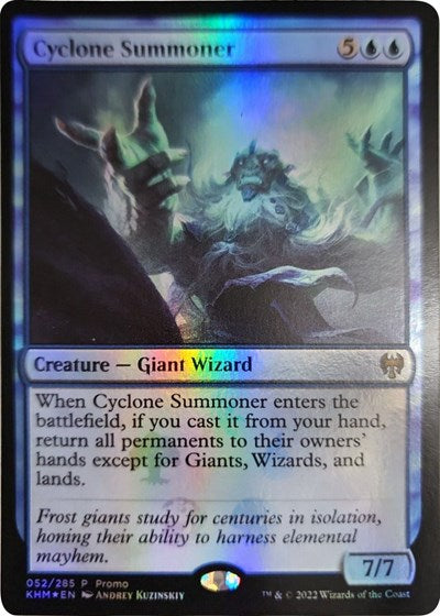 Cyclone Summoner (Media Promos) Light Play Foil