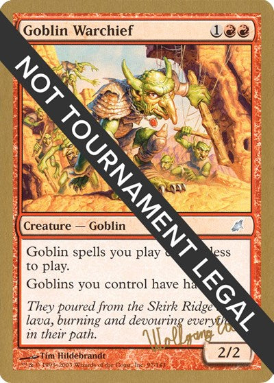 Goblin Warchief   2003 Wolfgang Eder  SCG|0|0|0.00