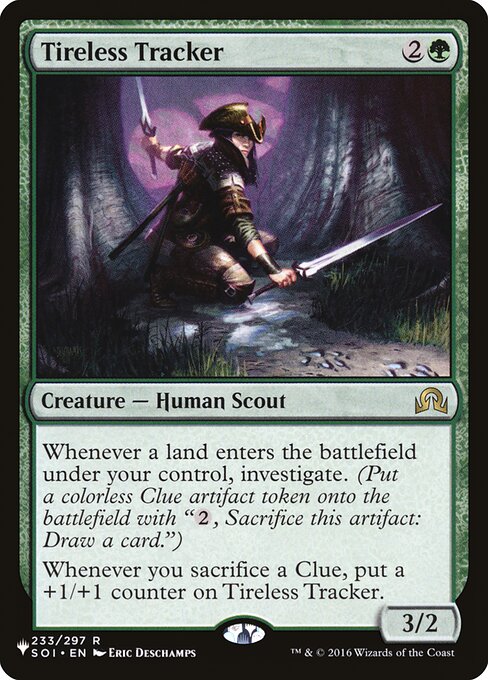 Tireless Tracker (The List) Medium Play