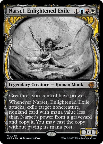 Narset, Enlightened Exile (Showcase) (March of the Machine: The Aftermath) Near Mint Foil
