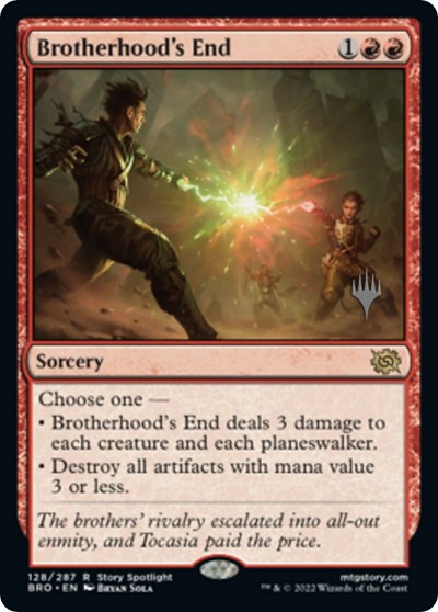 Brotherhood's End (Promo Pack: The Brothers War) Near Mint