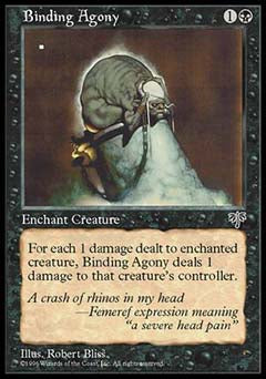 Binding Agony (Mirage) Medium Play