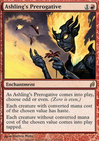 Ashling's Prerogative (Lorwyn) Light Play Foil