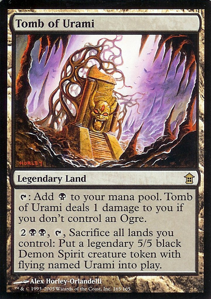 Tomb of Urami (Saviors of Kamigawa) Light Play Foil