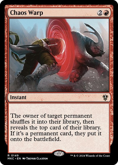 Chaos Warp (Commander: Murders at Karlov Manor) Near Mint
