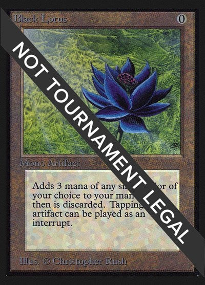 Black Lotus (Collector's Edition) Heavy Play