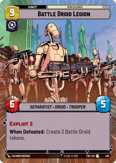 Battle Droid Escort (Hyperspace) (Twilight of the Republic) Near Mint Foil