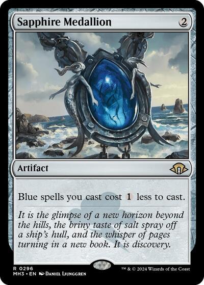 Sapphire Medallion (Modern Horizons 3) Damaged / Poor