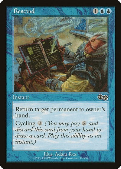 Rescind (Urza's Saga) Light Play