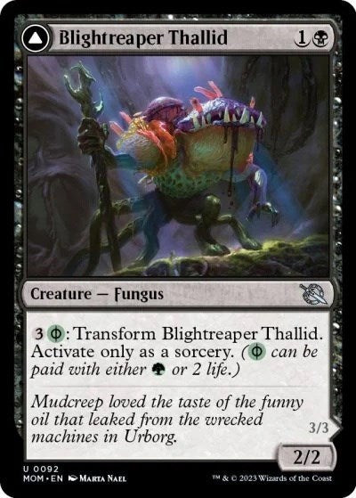 Blightreaper Thallid (March of the Machine) Light Play Foil