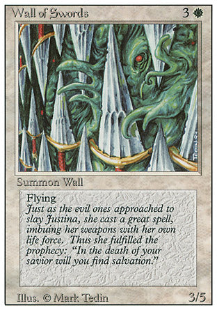 Wall of Swords (Revised) Medium Play