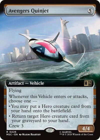 Avengers Quinjet   Hammer of Nazahn  Extended Art|1|0|0.00