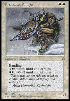 Kjeldoran Knight (Ice Age) Medium Play