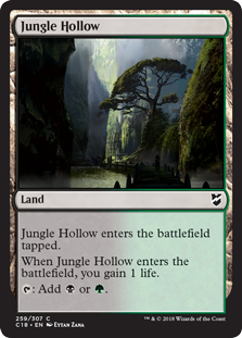 Jungle Hollow (Commander 2018) Light Play
