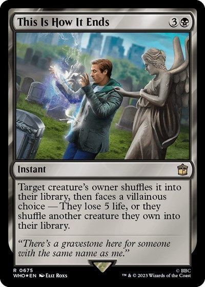 This Is How It Ends (Surge Foil) (Universes Beyond: Doctor Who) Light Play Foil