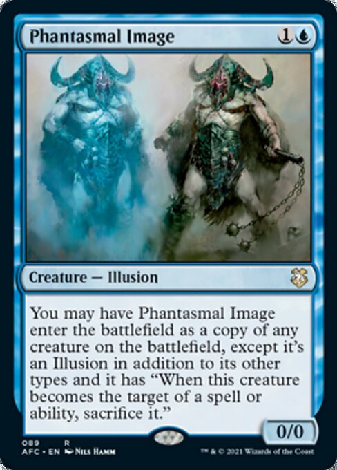Phantasmal Image (Commander 2021 Forgotten Realms) Light Play
