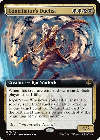 Conciliator's Duelist (Extended Art) (Secrets of Strixhaven) Near Mint Foil