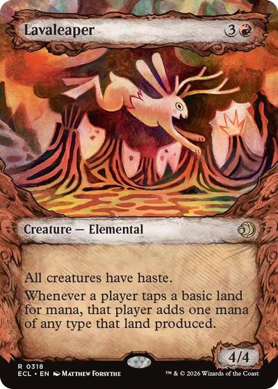 Lavaleaper (Showcase) (Lorwyn Eclipsed) Near Mint