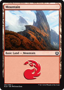 Mountain (261) (Kaladesh) Near Mint