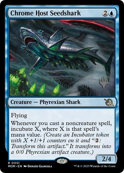 Chrome Host Seedshark (Promo Pack: March of the Machine) Near Mint