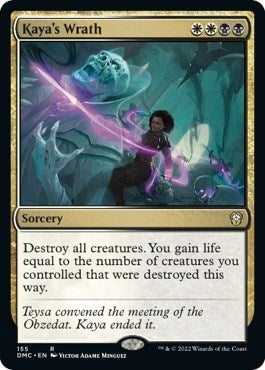 Kaya's Wrath (Commander: Dominaria United) Light Play