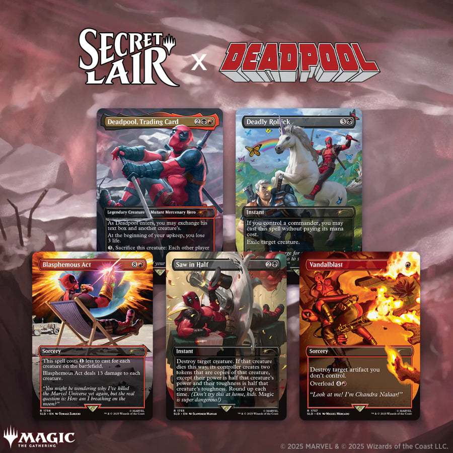 Secret Lair x Marvel: Deadpool Non-Foil Edition