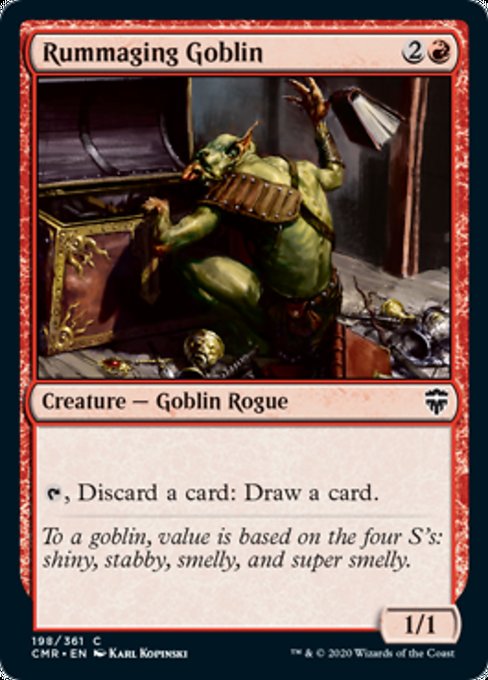 Rummaging Goblin (Commander Legends) Light Play Foil
