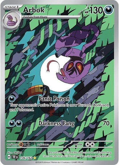 Arbok - 176 (SV05: Temporal Forces) Near Mint Holofoil