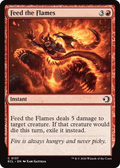 Feed the Flames (Lorwyn Eclipsed) Near Mint