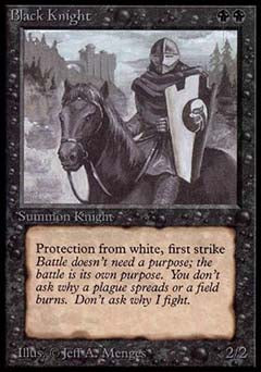 Black Knight (Alpha) Light Play