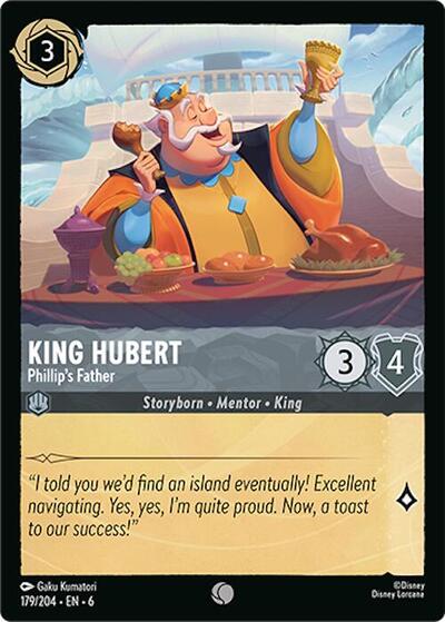 King Hubert - Phillip's Father (Azurite Sea) Near Mint