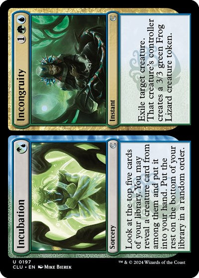 Incubation / Incongruity (Ravnica: Clue Edition) Light Play