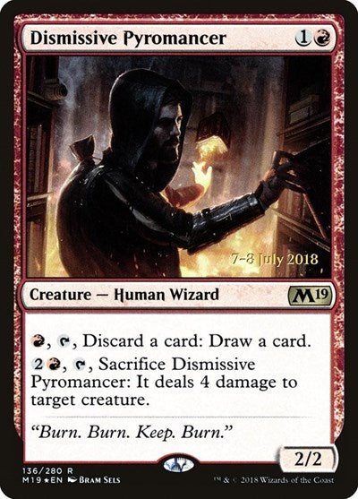 Dismissive Pyromancer (Promos: Prerelease Cards) Near Mint Foil