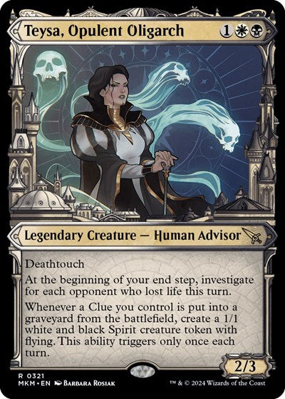 Teysa, Opulent Oligarch (Showcase) (0321) (Murders at Karlov Manor) Light Play Foil