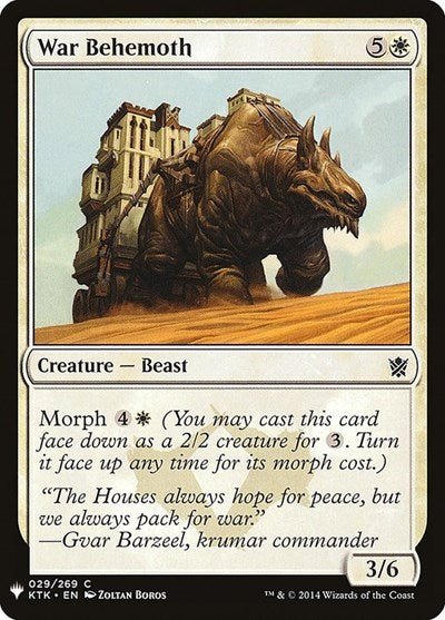 War Behemoth (Mystery Booster) Near Mint